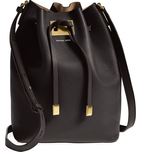 michael kors logs bucket bag|michael kors miranda bucket bag.